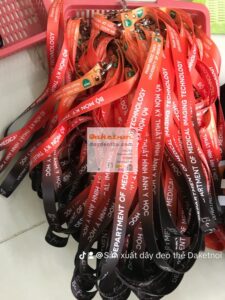 sản xuất dây đeo thẻ sinh viên học sinh sự kiện hội nghị event